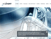Tablet Screenshot of ekoprojekt.com